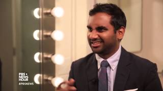 Aziz Ansari wants to help you find a mate. Seriously.