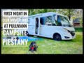 First night in our Hymer 880 at The Pullmann Campsite - Piešťany