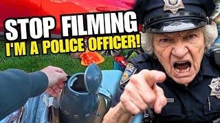Car Boot Angry Granny Told Me She Was A Police Officer And To Stop Filming!