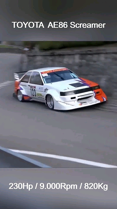 9.000RPM TOYOTA AE86 Hachiroku 🏁 #HillclimbMonster