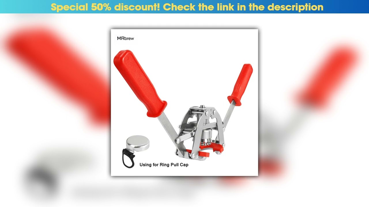 Best Manual Ring Pull Cap Sealing Machine,Beer Bottle Capper Beer ,Soda,Juice Glass Bottle Sealer F