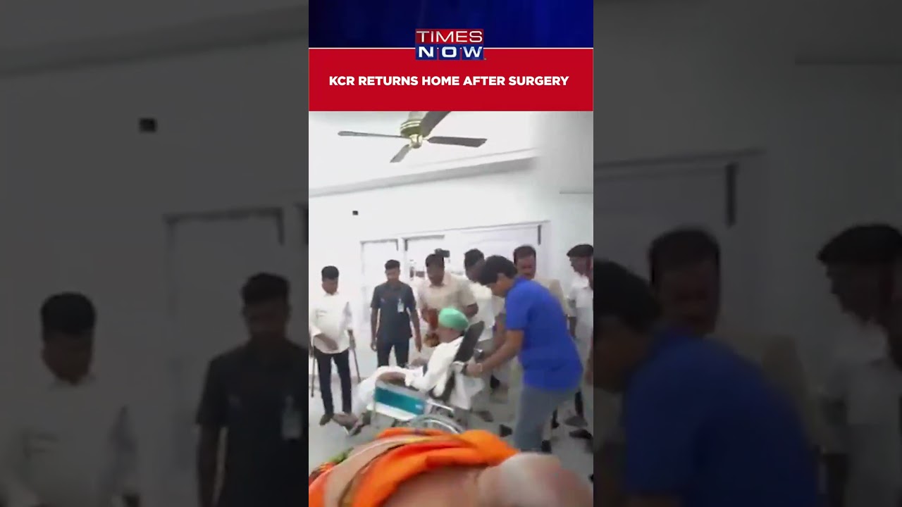 Watch: KCR Returns Home After Successful Hip Replacement Surgery 