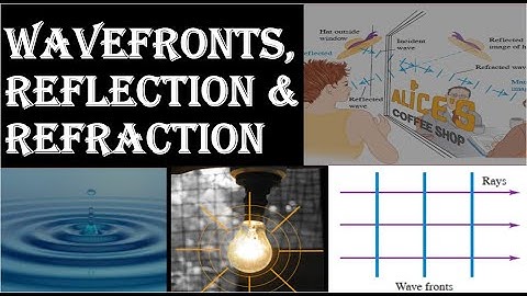 CH 33 | Waves, Wavefront, Rays, Reflection & Refraction of light.
