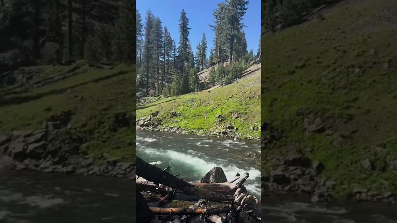“Exploring Mammoth’s Hidden Gem — Rainbow Falls 🌈💦” 