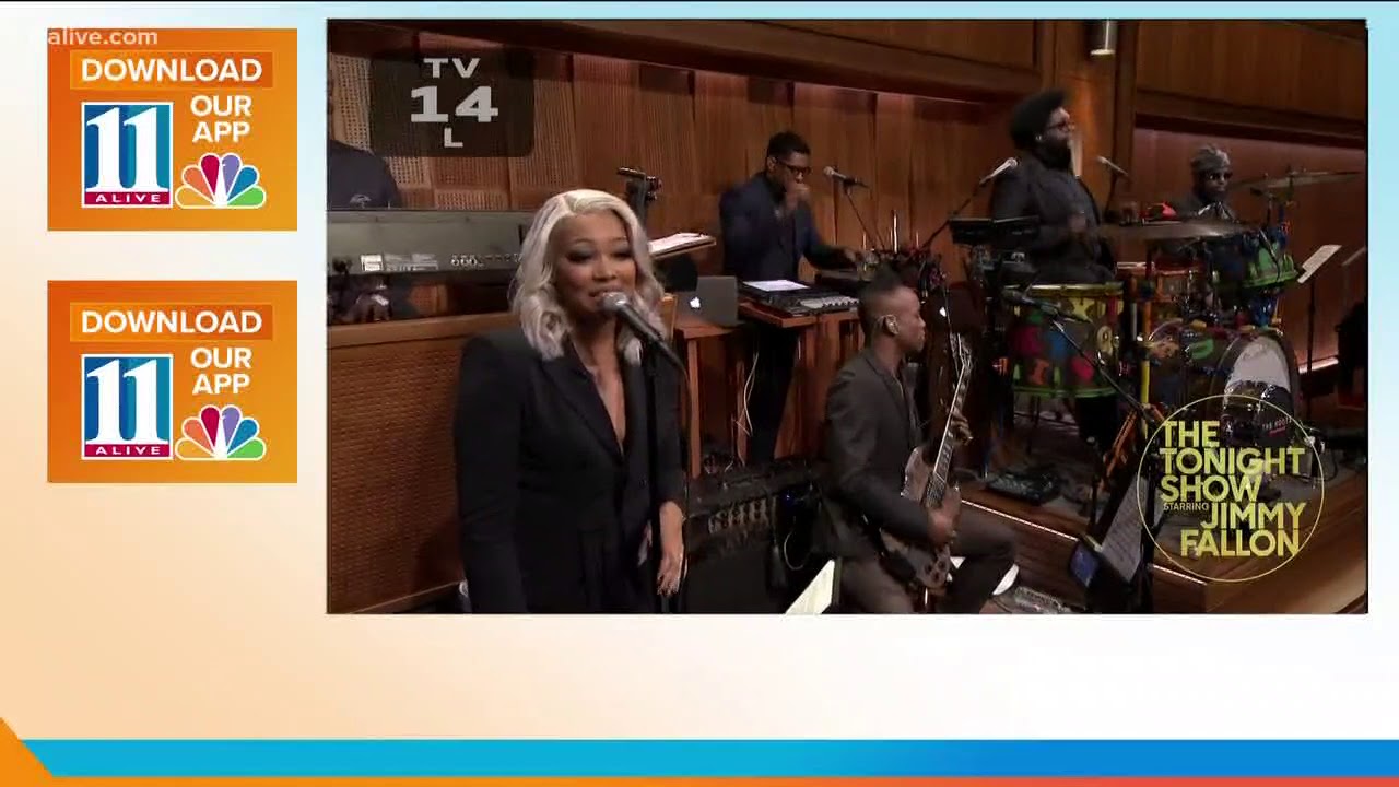 Monica jams on the Jimmy Fallon. YouTube