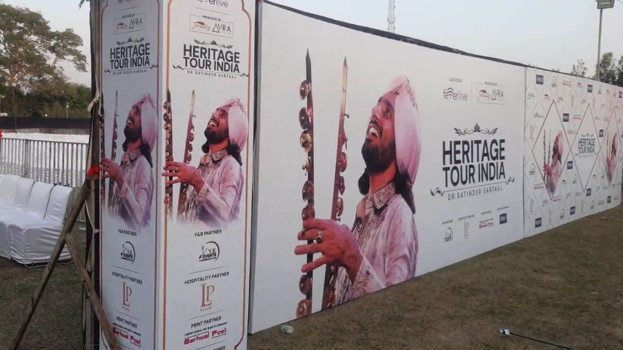 #India Heritage tour #Satinder sartaj will come on 1st March #Dehradun 