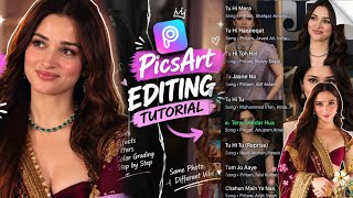 HOW TO MAKE THIS AESTHETIC FANPAGE EDIT 🎀 | PicsArt Photo Editing Tutorial screenshot 3