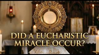 BREAKING NEW Eucharistic Miracle Reported: The Truth About the Red Stains