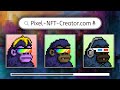 How to generate a Pixel Nft collection in 5 minutes (No code) | Pixel art