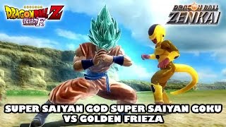 Super Saiyan God Super Saiyan Goku vs Golden Frieza (from DBZ Arcade Game) screenshot 3