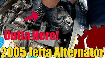 2005 VW Jetta Alternator Removal 2.0L TDI