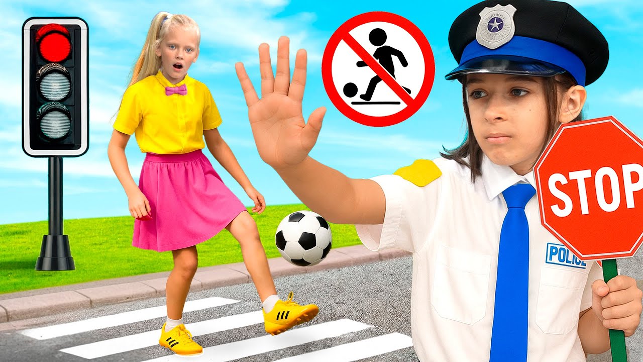 Eva y amigos muestran Normas y reglas de seguridad