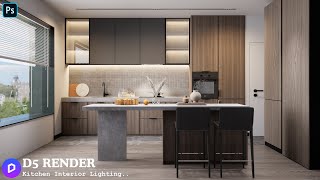 How to Create a STUNNING Kitchen in D5 Render | Realistic Lighting & Materials | Kitchen Interior.