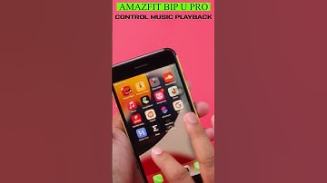 Amazfit Bip U Pro Control Music Playback | #shorts