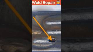 Pipeline Weld Repair Process 🔥 | RT Defect Repair Explained#welding #ndt #shorts