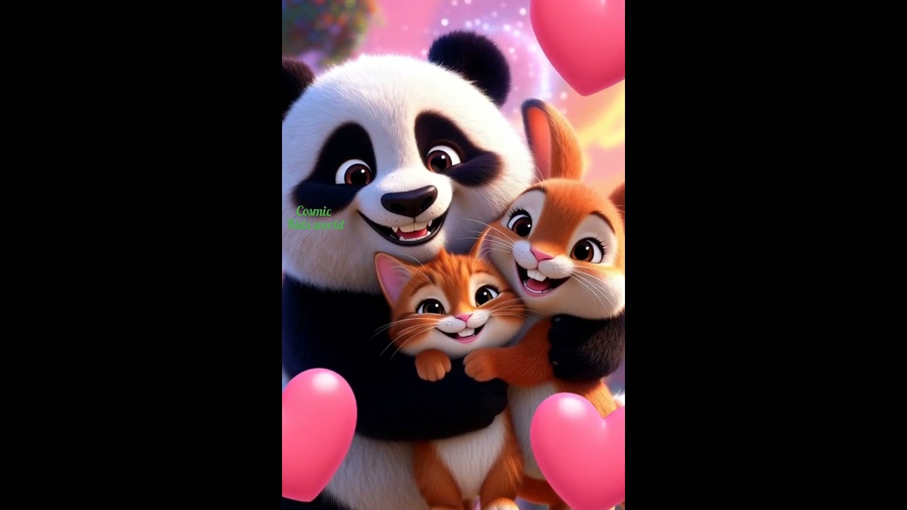 🥰panda ,bunny ABC learning 🥰