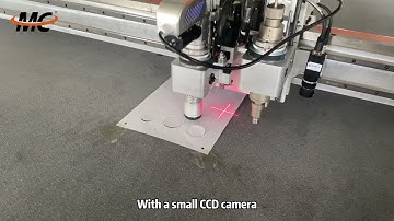 Automatic 1625 CNC Oscillating Knife Cutting Fabric Leather PVC Cutter Machines with CCD Camera