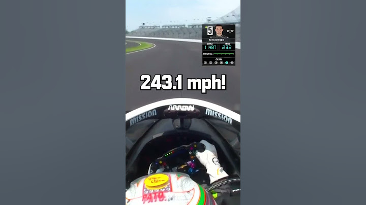 243 MPH?! 😱 Here's what it looks like from the cockpit 🏎️
