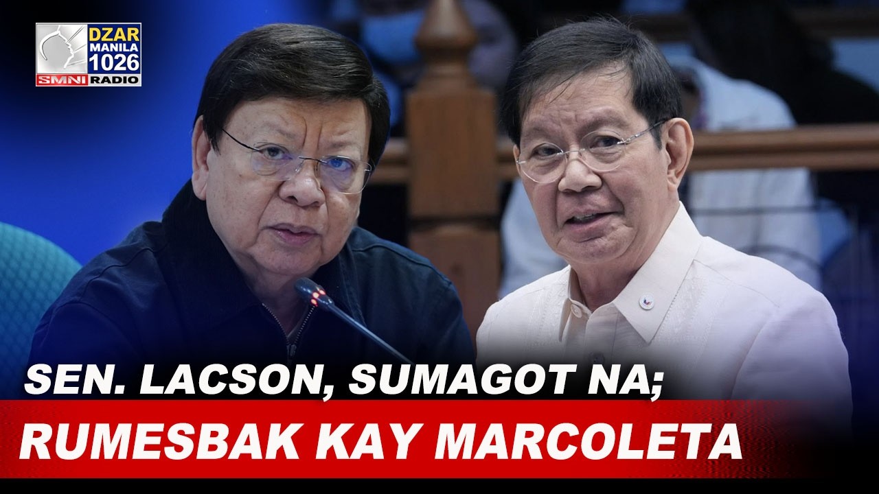 Sen. Ping Lacson, sinagot — rumesbak na kay Marcoleta