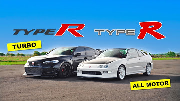 RAW vs REFINED - ALL MOTOR K24 DC2 vs TURBO FL5 CIVIC TYPE R