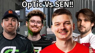 OpTic Vs New SEN Roster For The First Time!! Pro Scrims!