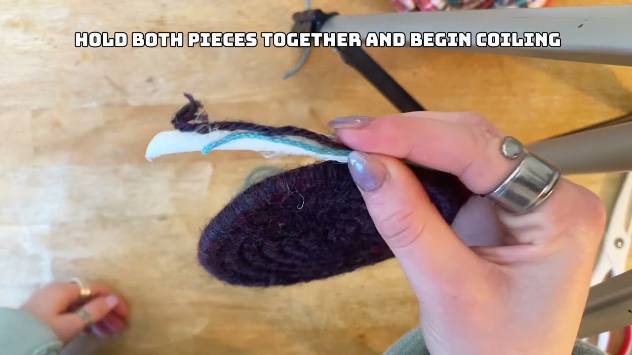 Adding Yarn and Changing Colors of Yarn — Coil Baskets