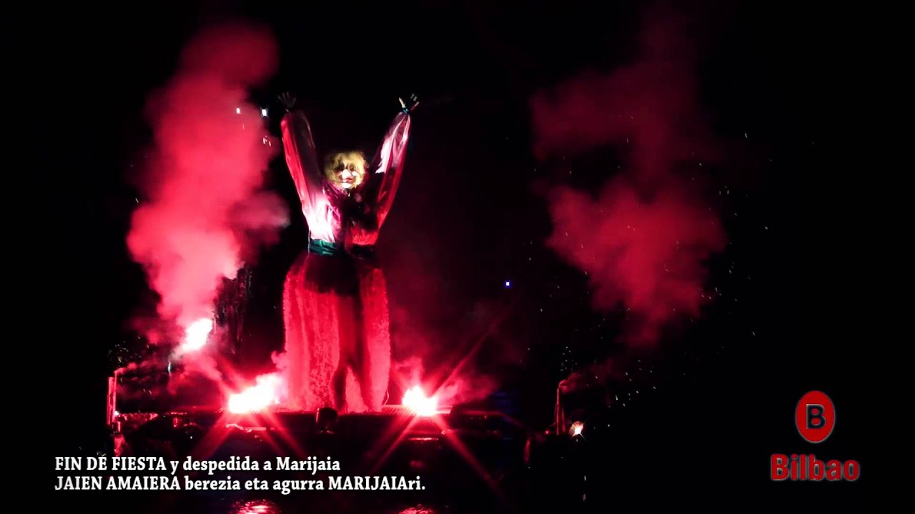 Quema de Marijaia. Aste Nagusia 2013. Agur Marijaia