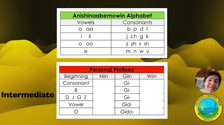 Anishinaabemowin Quick Reference Guide | Week 2: Pronouns, Alphabet & Verb Basics
