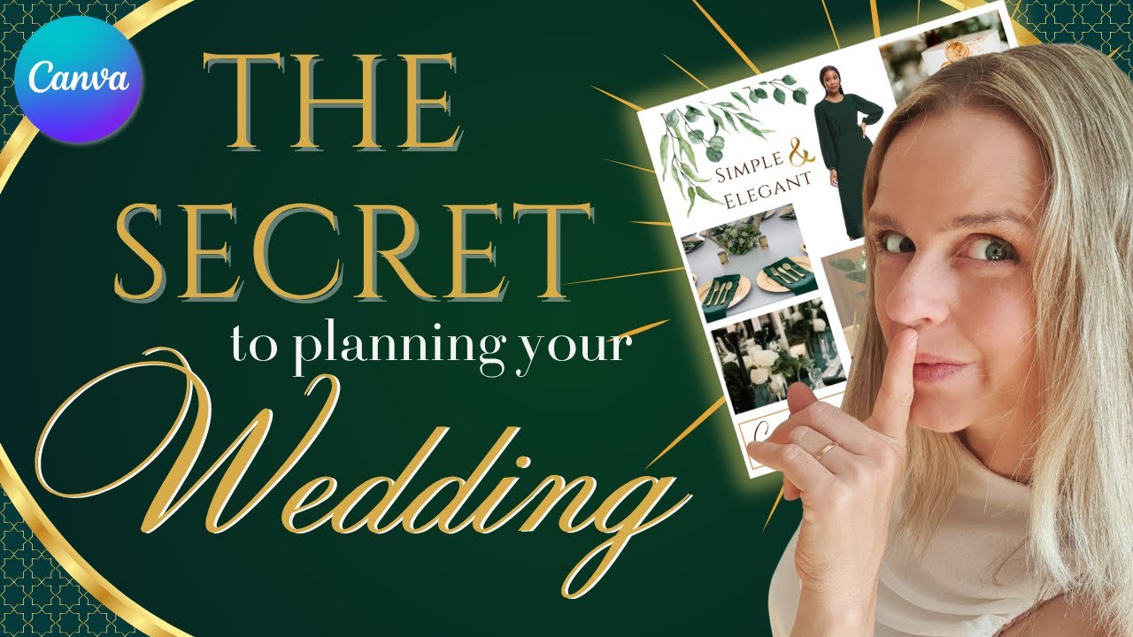 How to make a Wedding Mood Board in Canva with Free Template (Simple ...