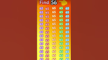 Find 👉 56 🤔 odd number puzzle || math reasoning puzzle || iq level #mathematicspuzzles #quiz #math