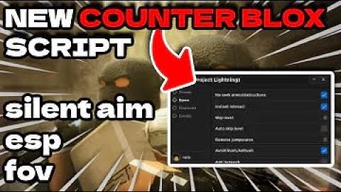 ROBLOX Counter Blox | SCRIPT | AimBot | ESP | Unlock All | FOV - And more (Pastebin 2023)