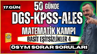ÖSYM SORAR SORULARI | KPSS-DGS-ALES Matematik Konu Anlatımı | 50 Günde KPSS-DGS-ALES Matematik Kampı