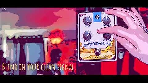 Supercool Pedals - 77 Fuzz Blender (short demo)