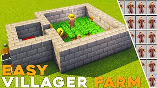 En Kolay Köylü Çoğaltma Farmi Minecraft Köylü Farmı Nasıl Yapılır ? L Minecraft Sistemler