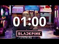 1 minute timer with blackpink music  kpop countdown alarm beep at the end