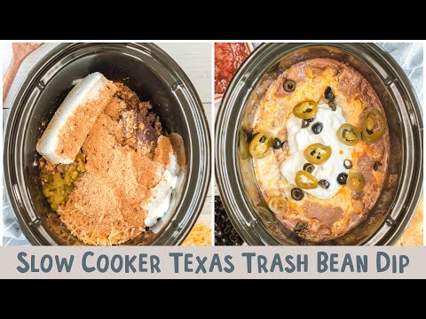 Slow Cooker Texas Trash Beef and Bean Dip
