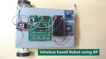 Wireless based Robot control using RF I Embedded Projects