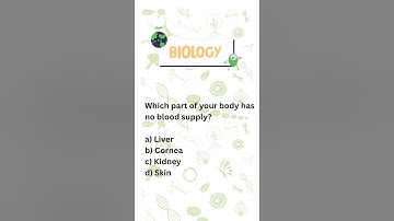 Which part of the body has no blood supply? #neet #neetbiology #education #science #blood #exam #yt