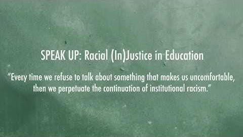 Perpetuating Institutionalized Racism