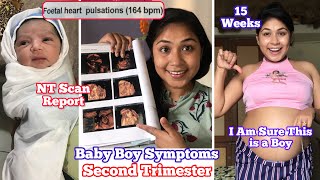 Pregnancy 2nd TrimesterBaby Boy Symptoms Baby kick Food Craving placenta position
