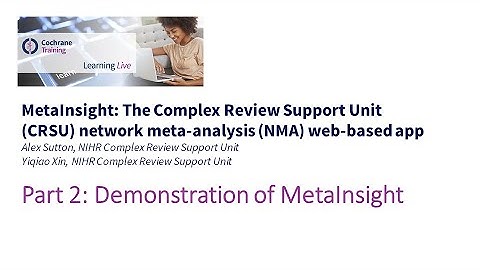 Part 2: Demonstration of MetaInsight