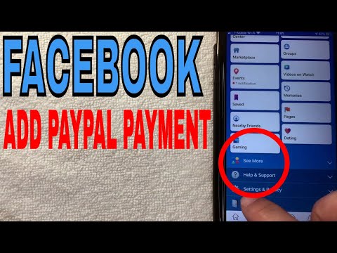 ✅  How To Add Paypal Account To Facebook Payment Method 🔴