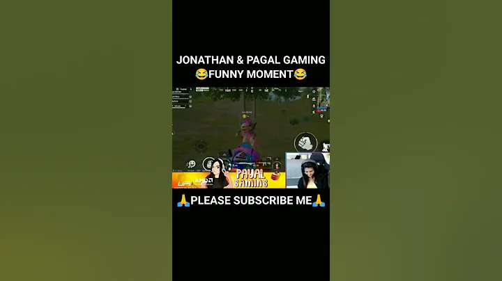 😝 @JONATHANGAMINGYT & @PAYALGAMING FUNNY MOMENT 😂 #jonathangaming #payalgaming #bgmi #shorts
