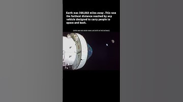 Earth and Moon as Tiny Dots from Deep Space #shorts