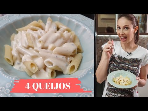 MACARRÃO 4 QUEIJOS - muito fácil de fazer