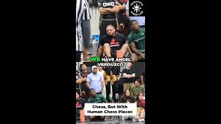 Chess With Human Chess Pieces — Josh Barnett's Protege vs. Blake "Bulletproof" Troop | Shoot #shorts
