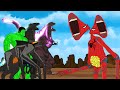 GODZILLA vs Evolution of SPIDER SIREN HEAD GIANT | Godzilla Movie Cartoon
