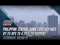 Philippine central bank cuts key rate by 25 bps to 4.25% to support economic growth
