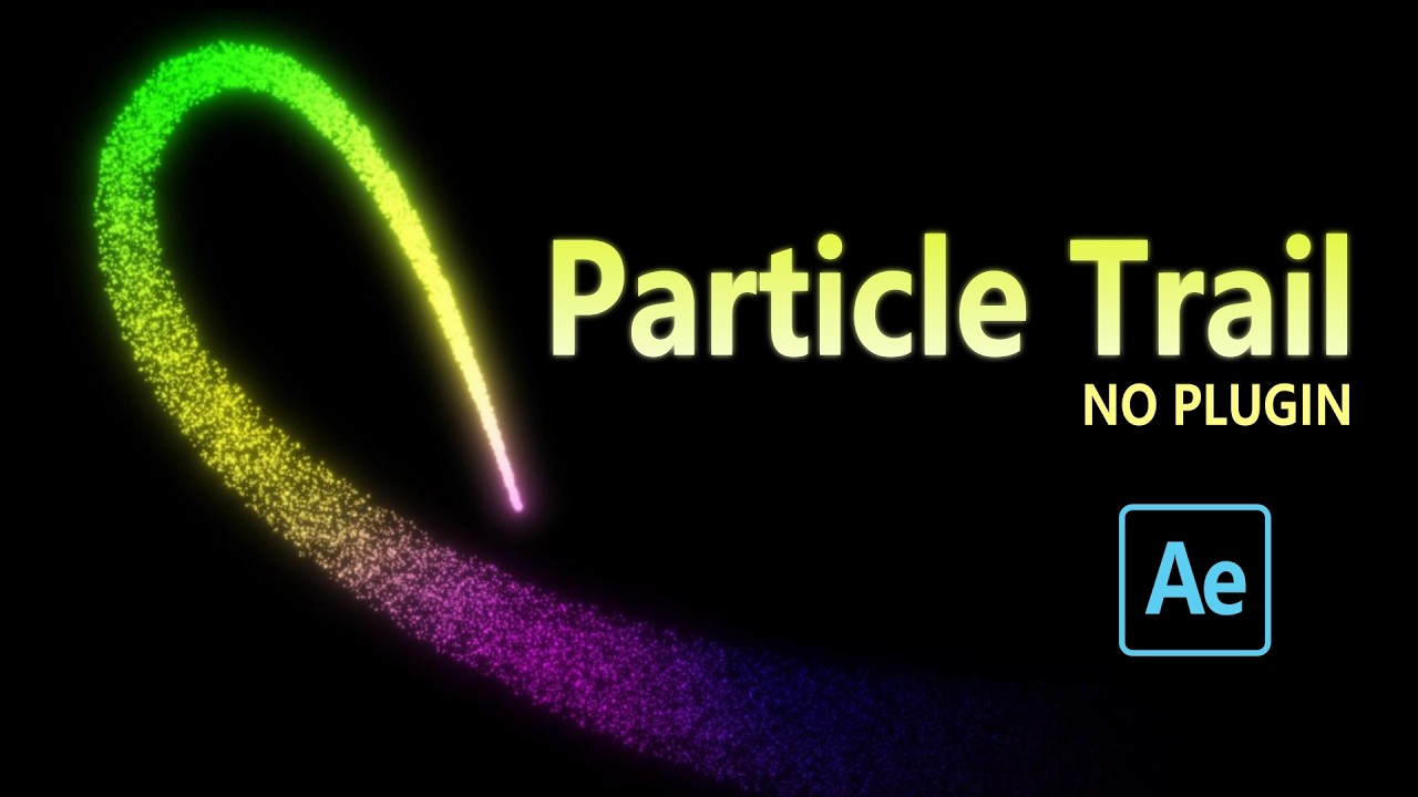PARTICLES TRAIL in After Effects | NO PLUGINS - YouTube