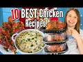 Top 10 of the BEST EASY Chicken Recipes! | Tasty Weeknight Dinners ANYONE CAN MAKE | Julia Pacheco